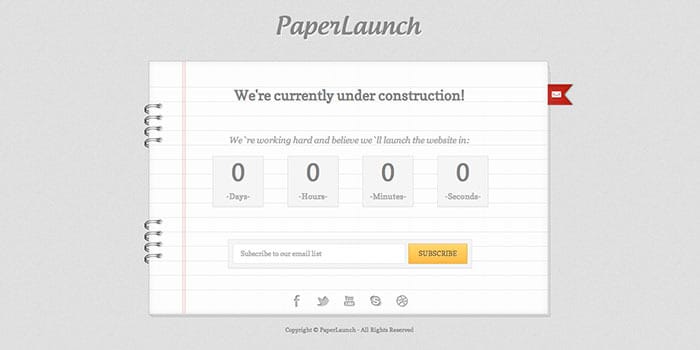 Paper launch