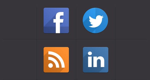 PSD flat icons