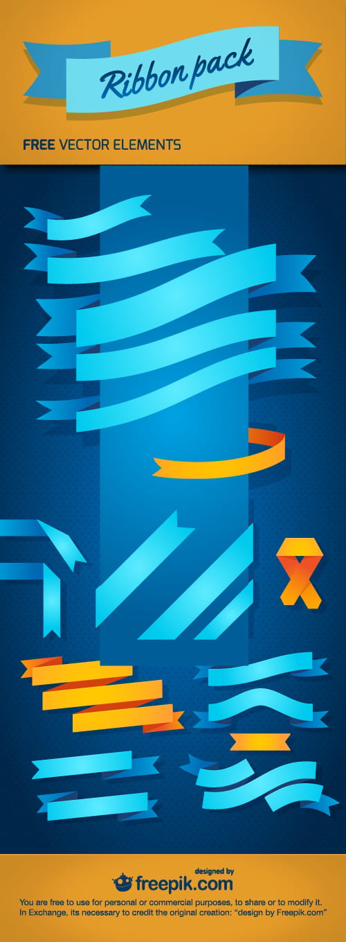 Ribbon-blue