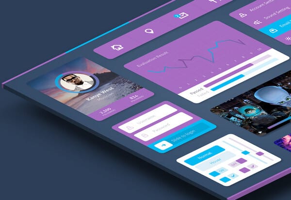 Minimal Ui Kit by Bluroon