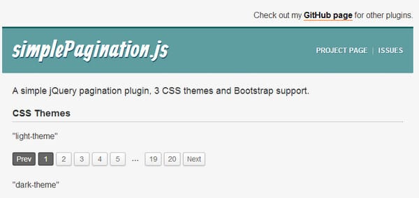 Simple Pagination