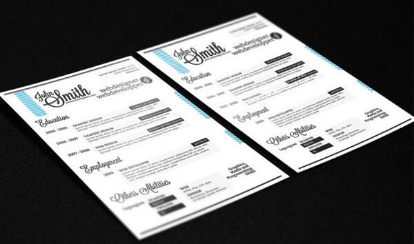 Free a4 Resume by Cesar Santiago Molina