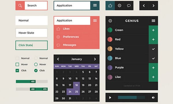 Square UI Free