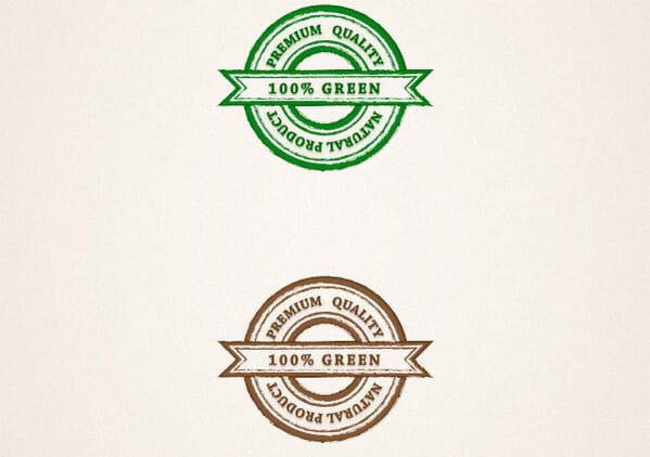 Create a Grungy Web Badge