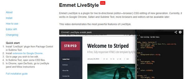 Emmet Livestyle