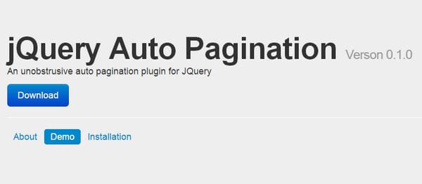Auto Pagination
