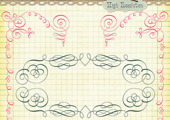 Free Frames – Calligraphy Borders