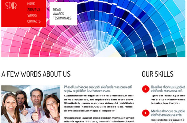 HTML5 Theme for Portfolio