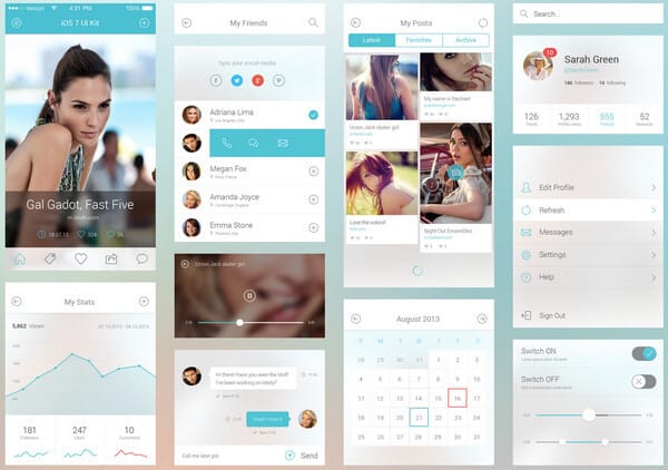 iOS 7 UI Components